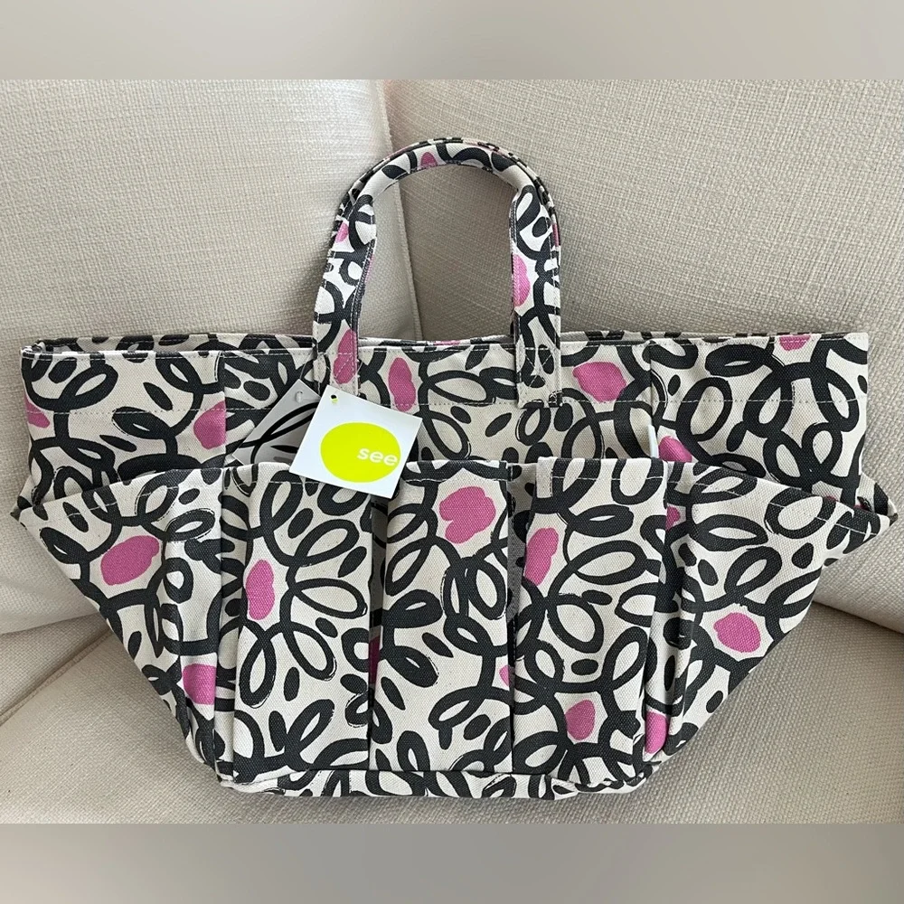 See Design Chubby Cubby Wired Pink/Black, NWT